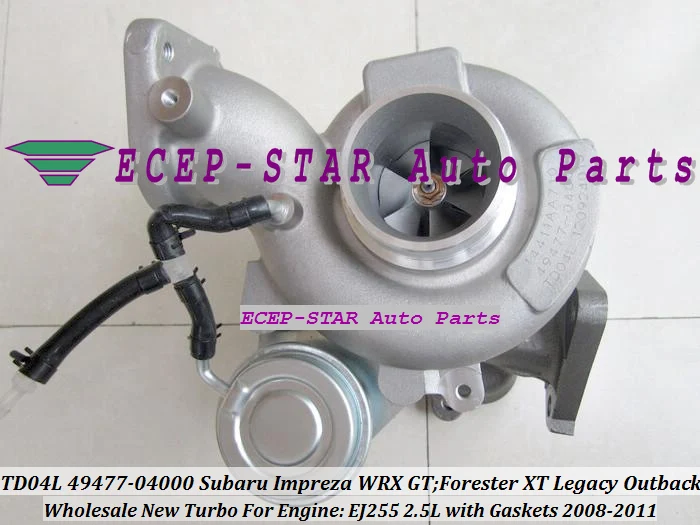 Турбокомпрессор TD04L 49477 04000 14411AA710 для SUBARU Impreza WRX GT Forester XT Legacy Outback 2008 11 EJ255 2.5L