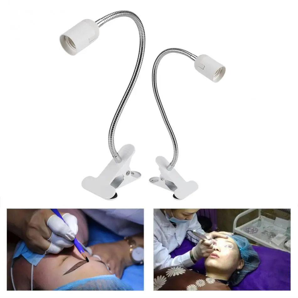 Перманентный макияж Татуировка лампа LED Настольная Клип Тату свет 360 градусов