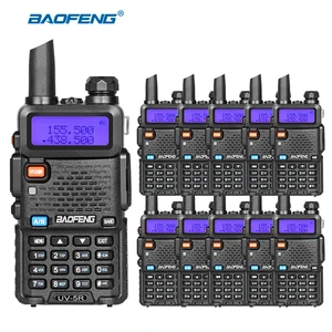 10 шт. BAOFENG UV5R рация BaoFeng UV-5R 5 Вт двухдиапазонный УКВ Двухсторонняя связь Бизнес Мобильный радиоприемопередатчик