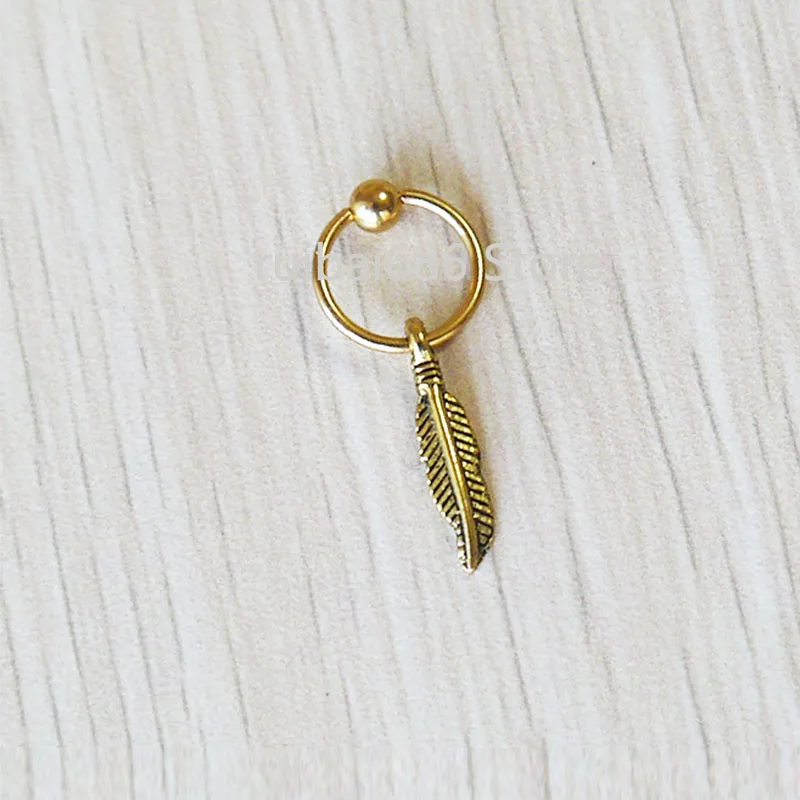 Серьги кольца для пирсинга серьги с завитками 2 шт.|captive bead|tragus helixhelix piercing |
