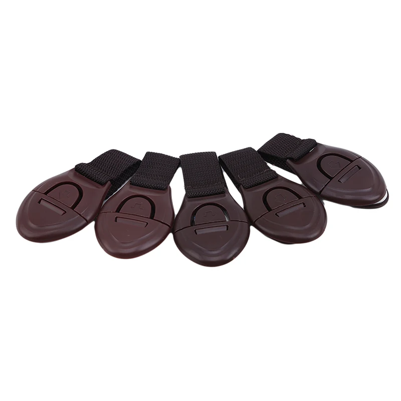

5pcs/set Protection Door Lock Cabinet Wardrobe Refrigerator Safety Safe Cloth Belt Lock For Kid Child Baby Drawer security