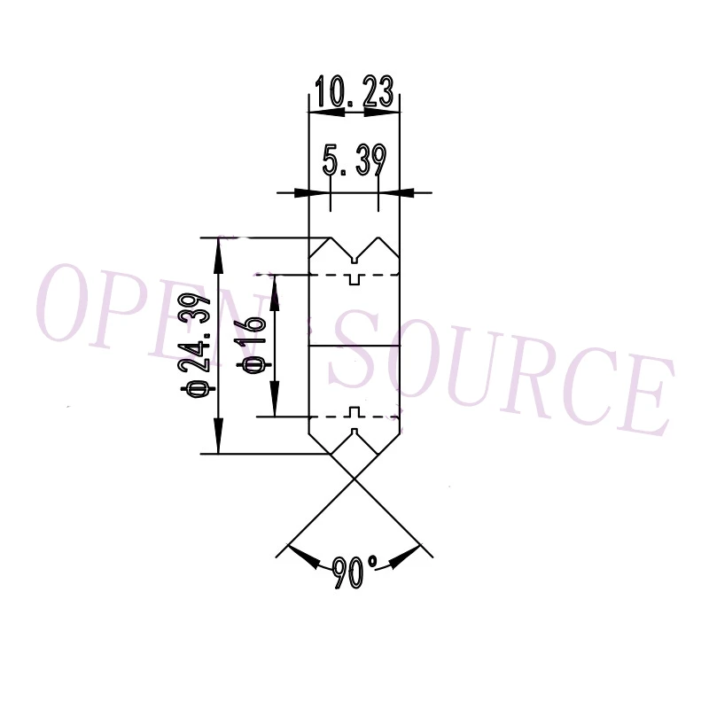 5 шт. Openbuilds двойной V-Rail колесный отверстие мм Delrin пластиковый направляющий шкив