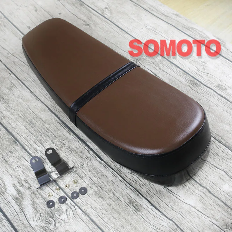 Винтажная подушка для кафе в стиле SR классическое сиденье мотоцикла Browm плоское