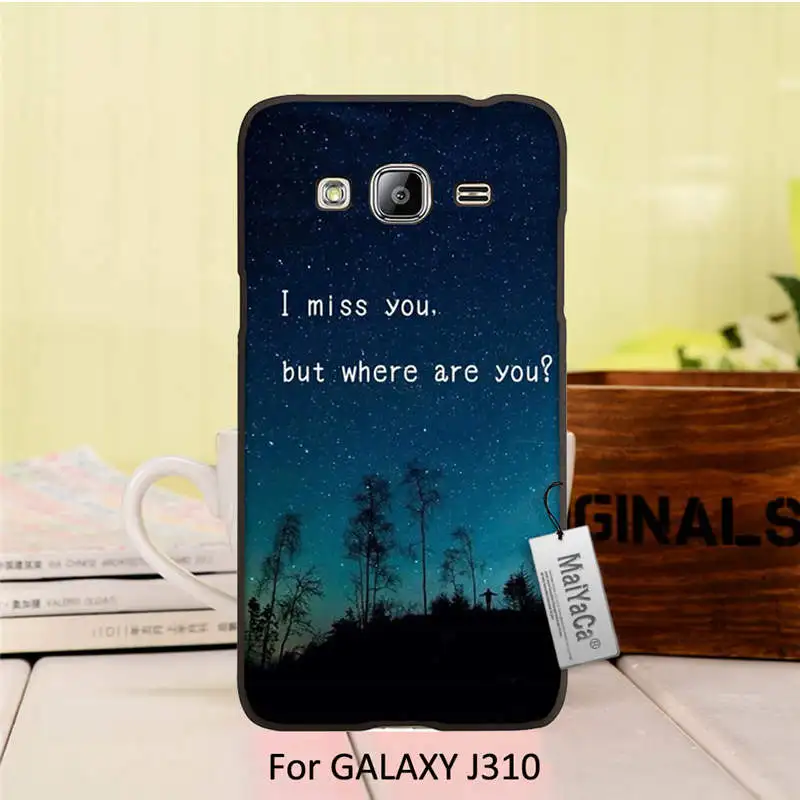 New Высокого Нескольких Качество Цвета Luxury Черный телефон чехол Для GALAXY J310 случае