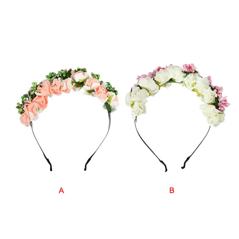 Корейский стиль лента для волос Тип Свадебный держатель венок обруч невесты