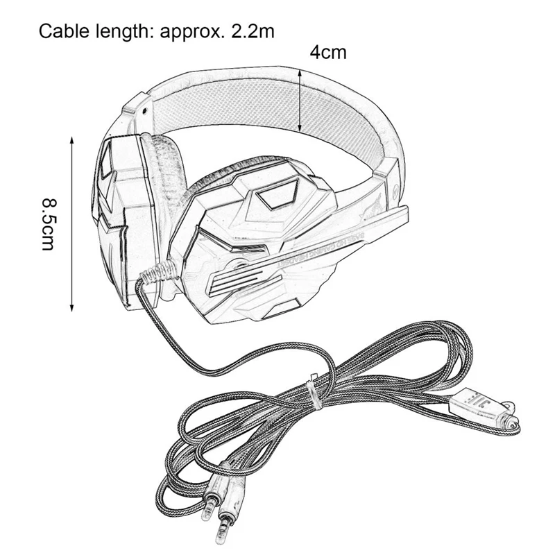 ITSYH 3 5 мм Surround игровая стереогарнитура с микрофоном для PC Красный цвет XP S
