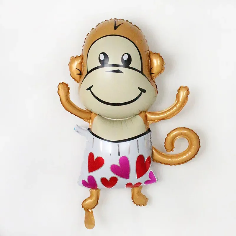 4 шт. соска воздушный шар в виде обезьяны перевернутая обезьяна детский день