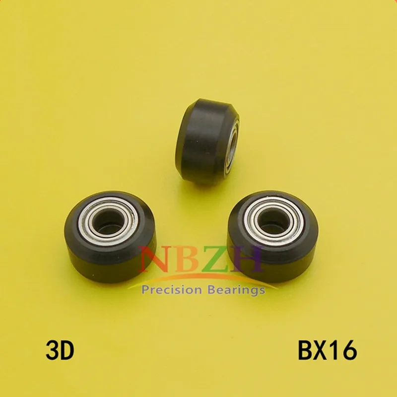 

For Openbuilds Small Plastic wheel with Bearings Passive Round wheel Idler Pulley Gear perlin wheel For 3D Printer Parts BX16