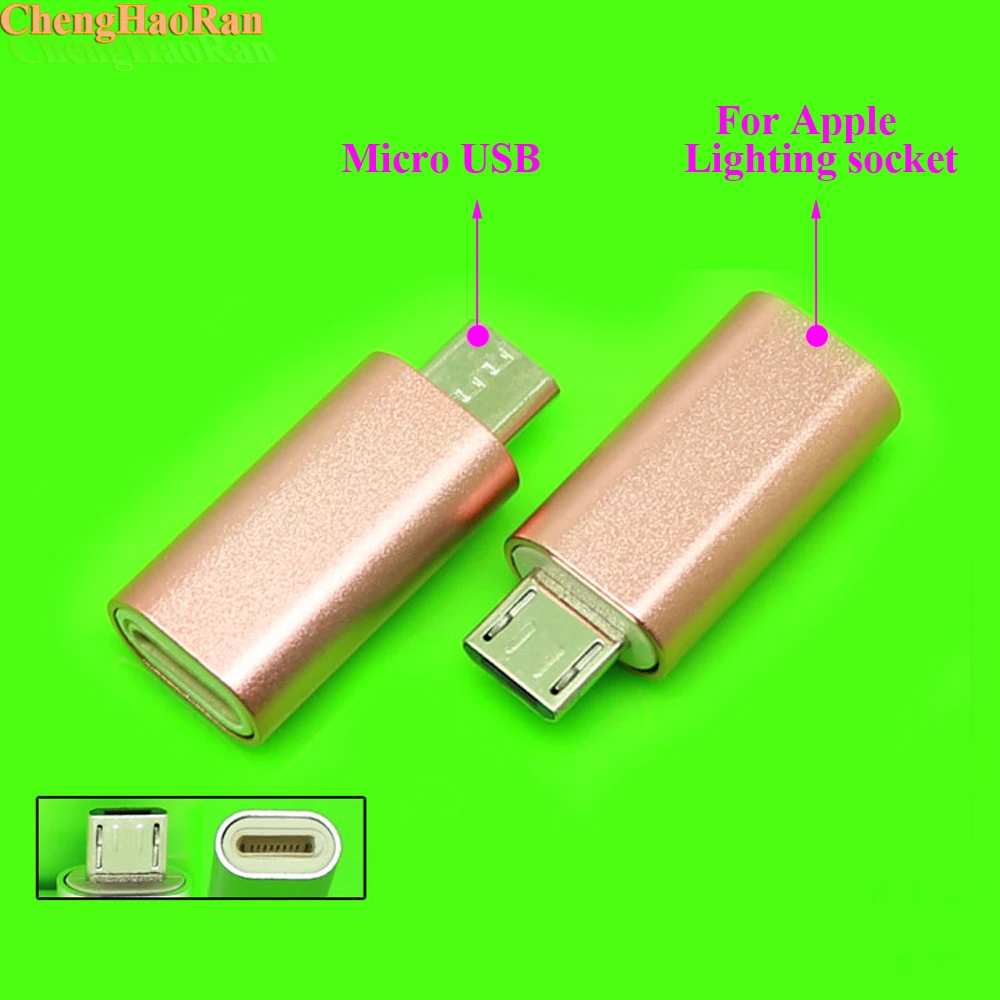Кабель Micro USB к 8 контактному адаптеру для iPhone 7 6 6S 5 5S 5C SE X ipad конвертер зарядное