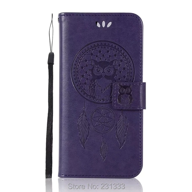 C-ku For LG Q6 G6 K8 2017 LV3 K10 LV5 Stylo 5 Stylo5 OWL Wallet Leather Pouch Case Stand Strap Flip Dreamcatcher Cover 1pcs | Мобильные