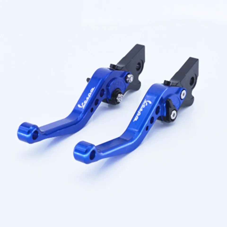 Mtkracing para vespa granтуризм 125/200 gts 125/250 s125/s250 2003-2017 cnc curto alancas de embreagem do freio da motociclet |