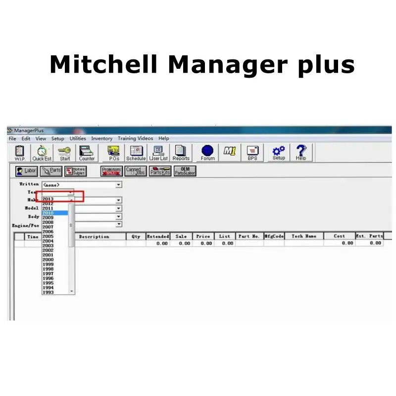 Программное обеспечение для ремонта авто система управления Mitchell Manager Plus 5,9 с 2013 года 2,39 ГБ система управления Mitchell Manager автоматическое программное обеспечение для передачи данных на cd