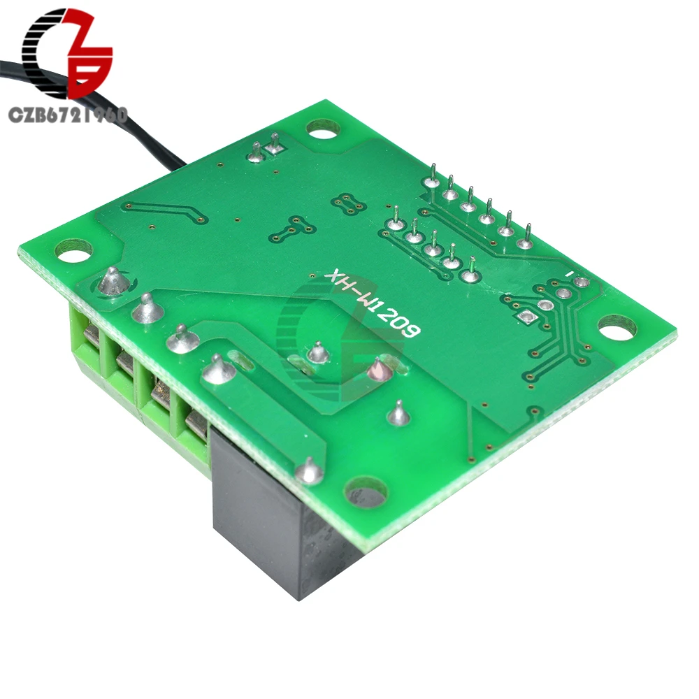 12V W1209 светодиодный цифровой термостат Температура Управление Термометр