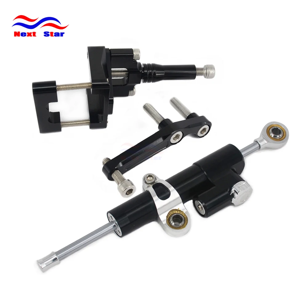 

Motorcycle Mounting Holder Steering Damper Bracket Stabilizer For KAWASAKI Ninja300 EX300 2013-2016 2013 2014 2015 2016