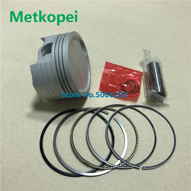 Motorcycle CBF150 piston 57.3 mm bore 14 pin 0.8*0.8*1.5mm ring set kit assembly for Honda 150cc CBF 150 egine spare parts | Автомобили и
