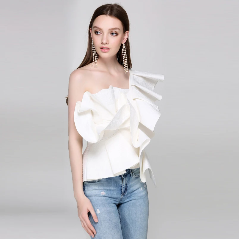 Высококачественная новейшая дизайнерская блузка 2020 топ Женская Полосатая