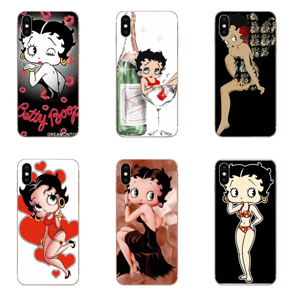 Betty Boop сидеть в чашке TPU для телефона на заказ LG Nexus 5 5X V10 V20 V30 V40 2017 2018 2019 | Мобильные