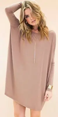 Женский топ с длинным рукавом мягкая туника глубоким вырезом и размеры S M L XL|long