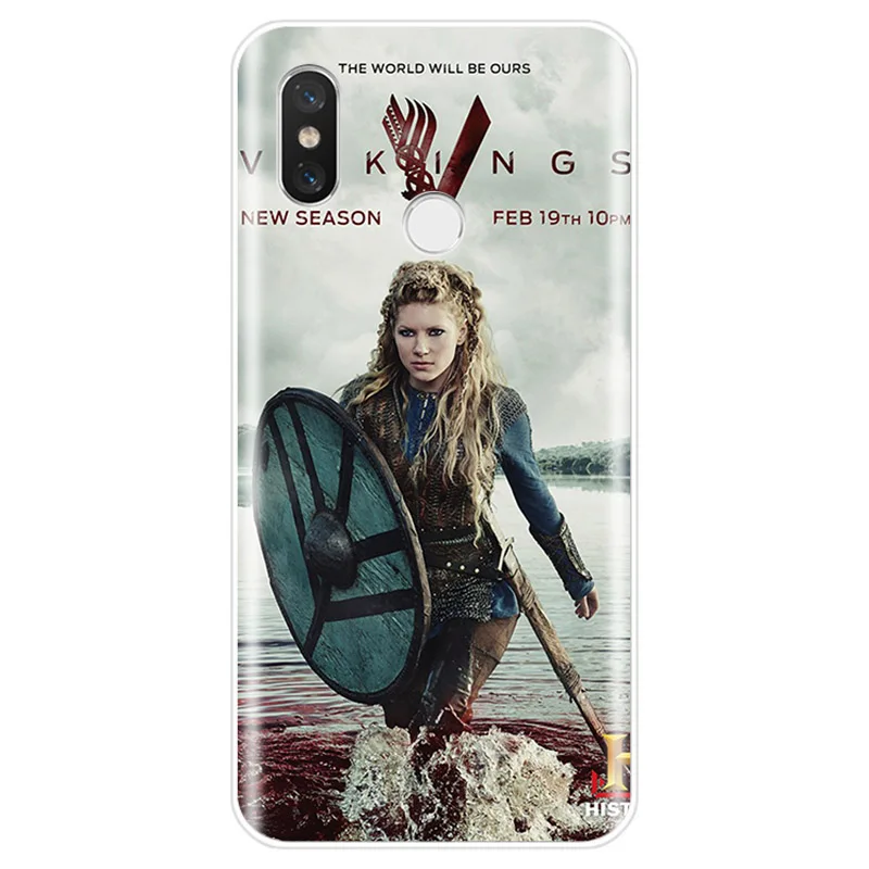 Модный мягкий силиконовый чехол vikings serie 4 для телефона xiaomi 4S 5 5C 5S PLUS 6 6X8 Pro 8lite 8 9 SE MAX