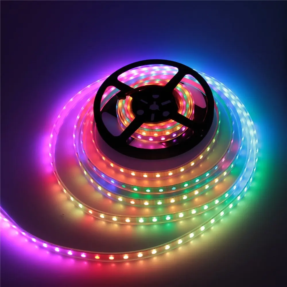 5 м 16.4ft 300 Пиксели WS2813 Модернизированный WS2812B индивидуально адресуемых RGB
