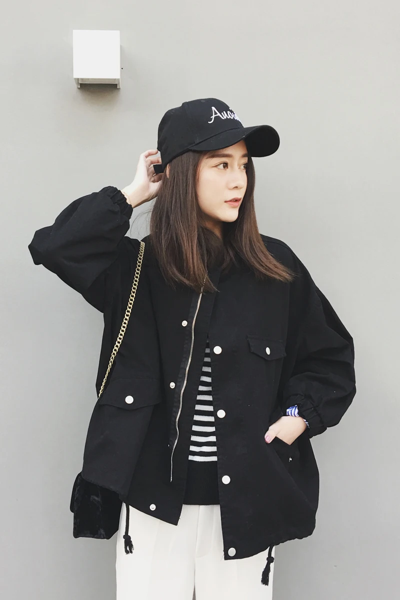 Гонконгский ветер красивое свободное тонкое платье короткая куртка Женская