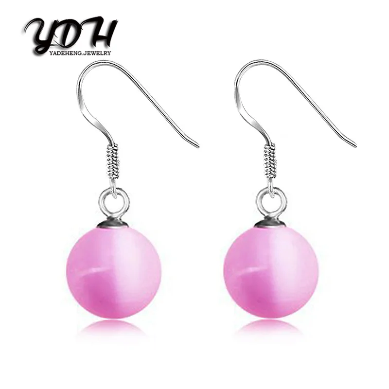 KAMEIER европейские уникальные прелестные серьги для женщин и ярко розовые