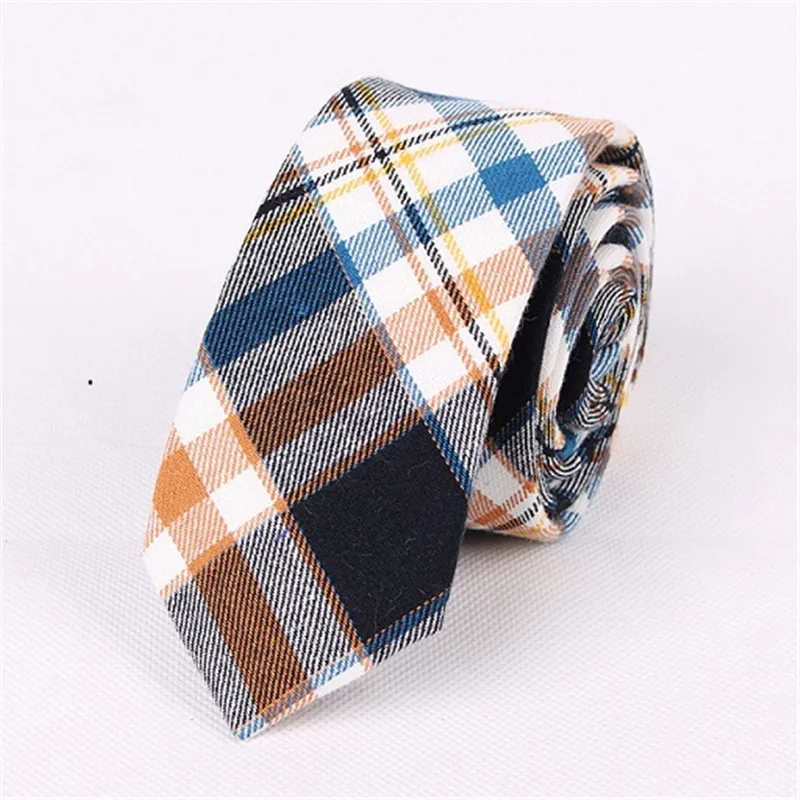 Mantieqingway Brand Striped &amp Plaid Men's Ties Formal Business Suits Bow Tie Neckwear Cotton for Men Slim Neck Wedding |