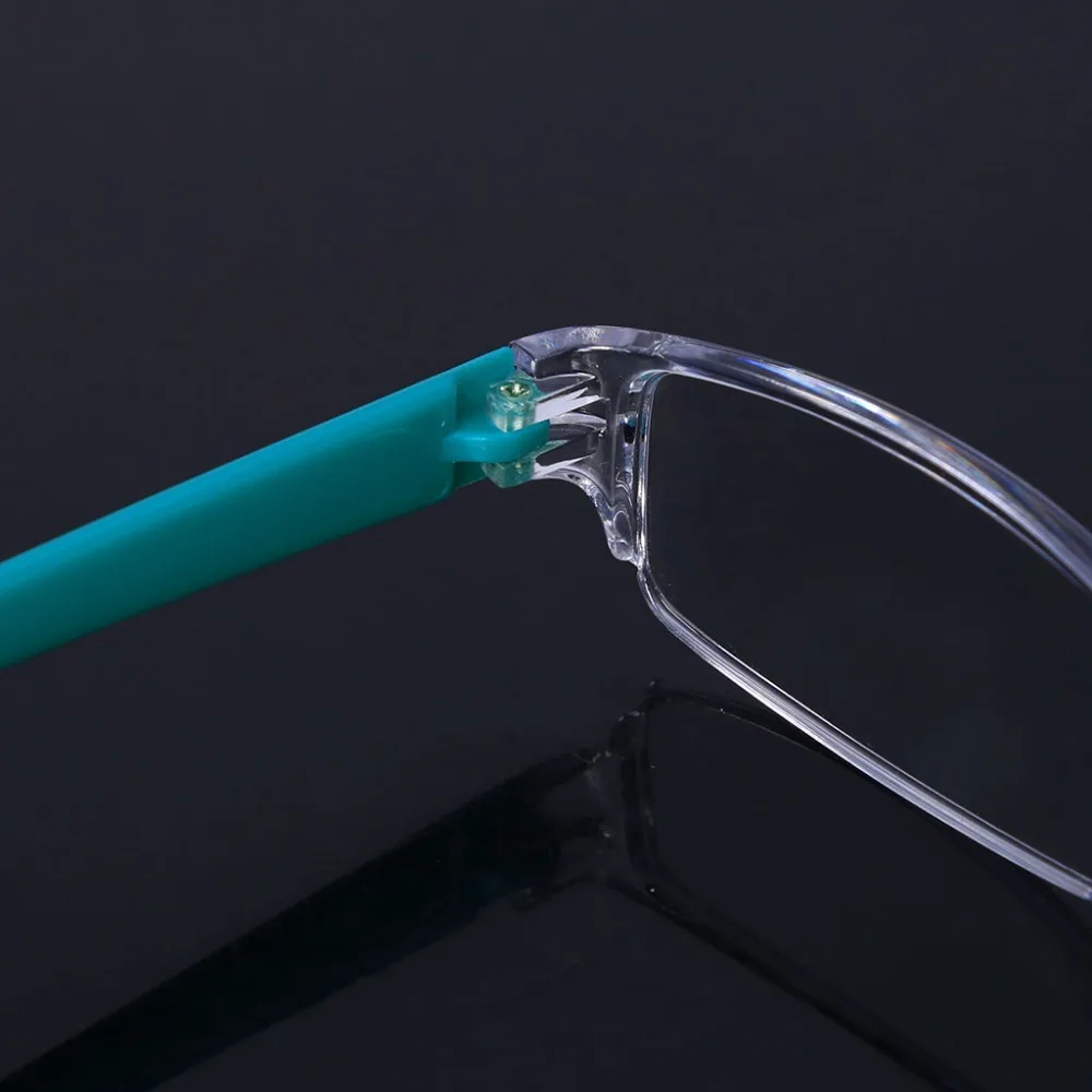 

1 Pc Unisex Lightweight Clear Slim Fashion Rimless Reading Glasses 1.00-4.00 Diopter Eyewear With Leather Case