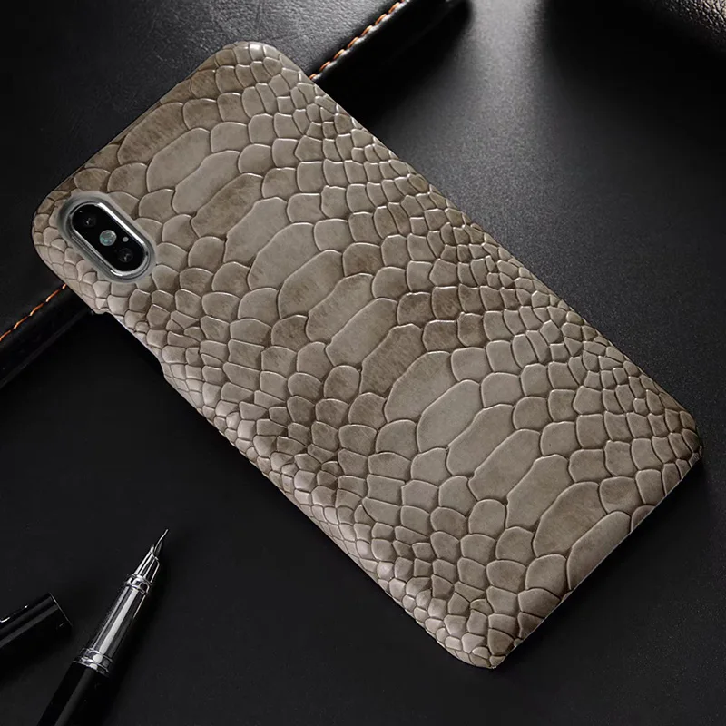 Для iPhone 12 Mini 11 Pro XS MAX XR X 8 7 Plus модный Змеиный крокодиловый кожаный чехол для