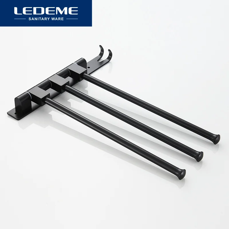 LEDEME три держателя для полотенец распылительная краска алюминиевый держатель