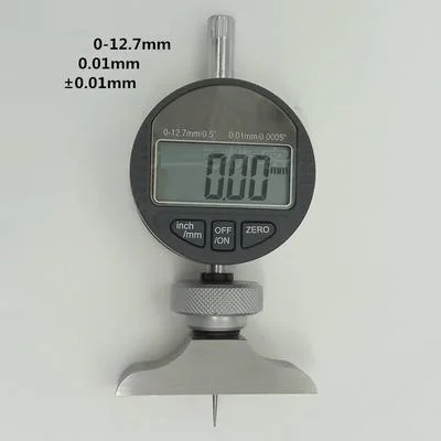 30120107 0-12.7MM 0-10MM-12.7MM-25.4MM 0,01 мм Глубина стрелочный индикатор с держателем Указателю - Цвет: 30120107 0-12.7MM