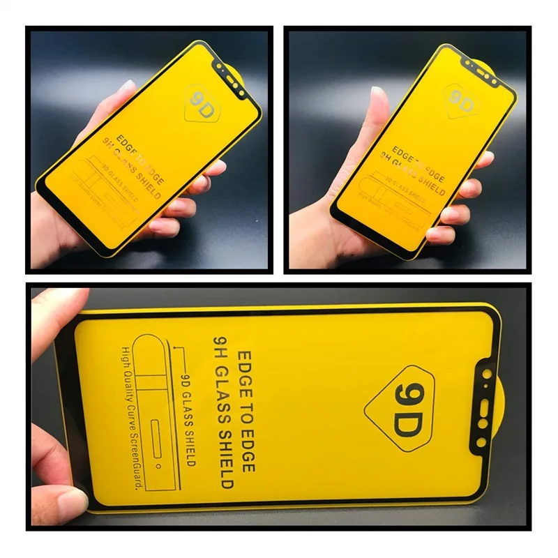 2 упаковки 9D полное покрытие закаленное стекло для Xiaomi Mi 9 8 SE A1 A2 5X 6X Lite Pocophone F1 Mix