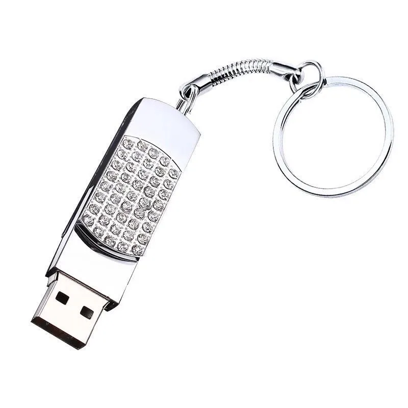 Флеш-накопитель usb 128 ГБ, 4 Гб, Кристальный USB флеш-накопитель, 32 ГБ, металлическая флешка, 16 ГБ, USB флешка, 64 ГБ, ювелирная ручка, 8 ГБ, Подарочный логотип