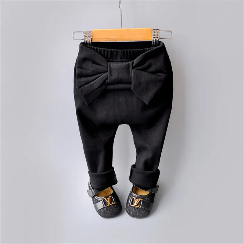 Детские штаны коллекция 2016 года леггинсы для девочек из 100% хлопка с большим