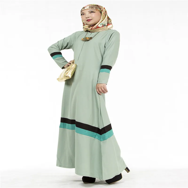 Женское длинное мусульманское платье Bubble Tea Кафтан Abaya Дубай Турецкая Малайзия
