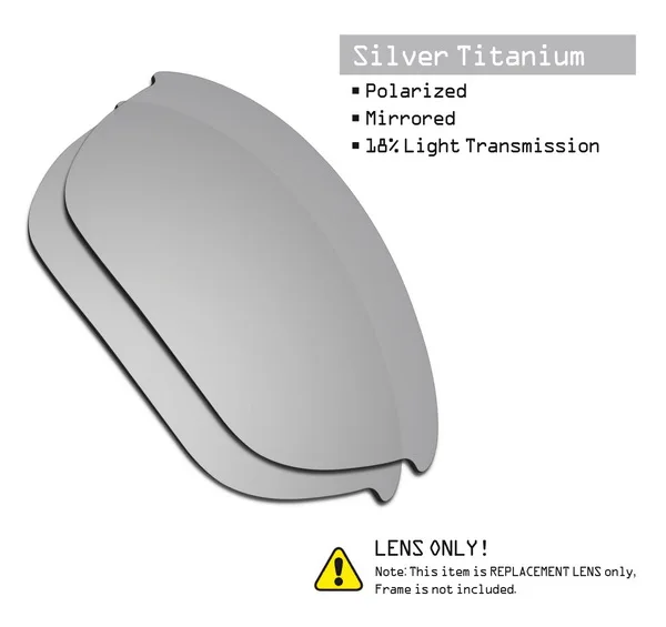 Titanium-ShieldCoat Дропшиппинг SmartVLT замена линз поляризационные для солнцезащитных очков оакли Половина Куртка 2,0-несколько пар упакованы - Цвет линз: Titanium-ShieldCoat