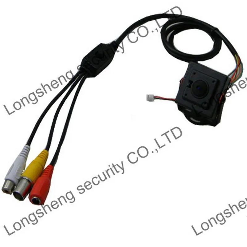 Мини hd 2.5 мм пинхол Sony 700TVL A / V 100 град. экранное меню вставка видеонаблюдения