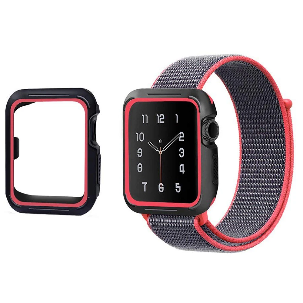 Спортивная петля ремешок для apple watch 42 мм 38 и нержавеющая сталь металлический