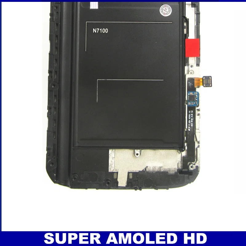 Для samsung Galaxy Note2 Note 2 N7100 Super AMOLED ЖК-дисплей сенсорный экран дигитайзер полная