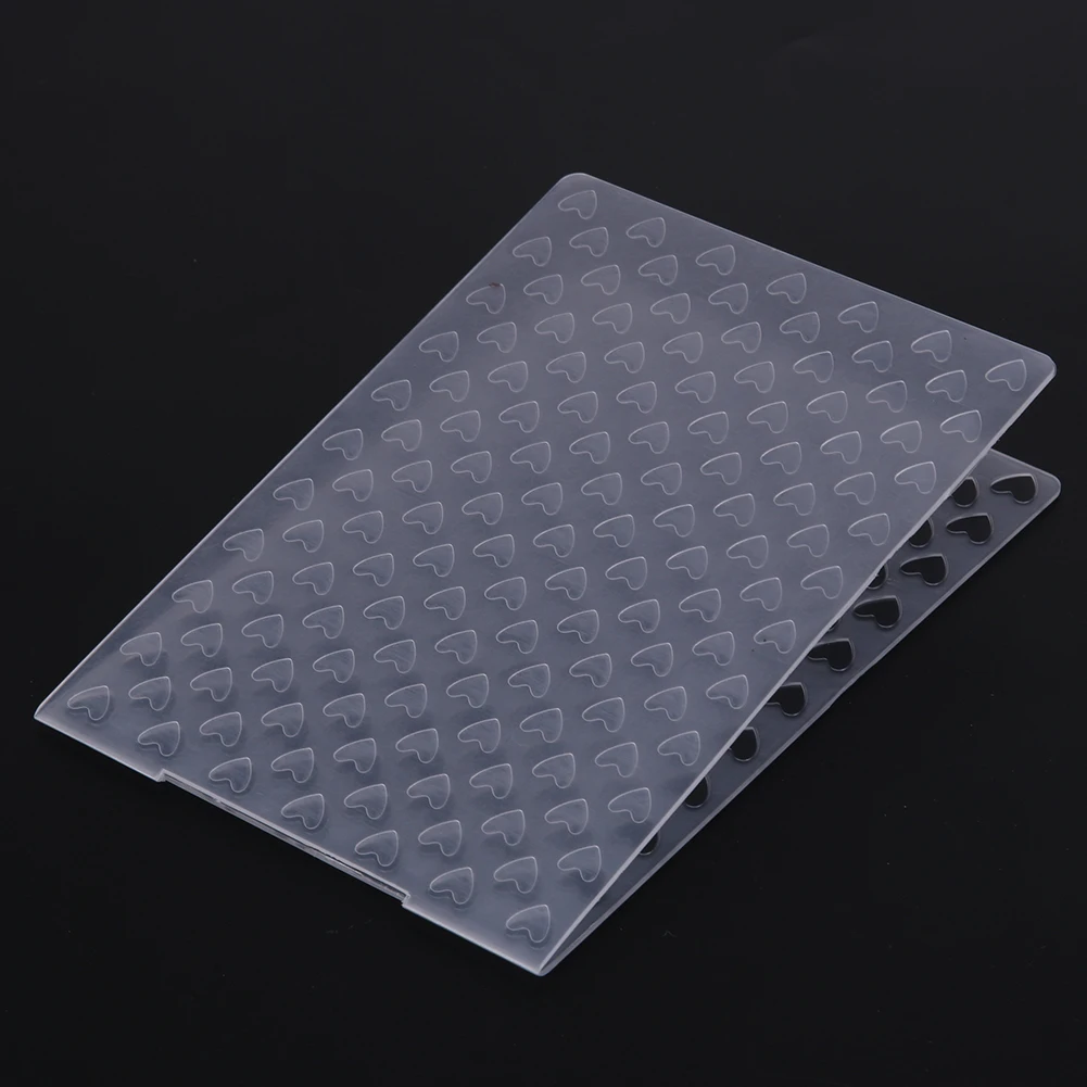 Plastic Embossing Folder Heart Pattern Clear Stamps for DIY Scrapbooking Photo Album Paper Cards Making Dies Craft | Дом и сад