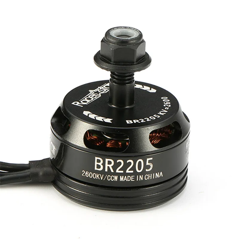 Новое поступление Racerstar Racing Edition 2205 BR2205 2600KV 2-4S бесщеточный двигатель CW/CCW черный