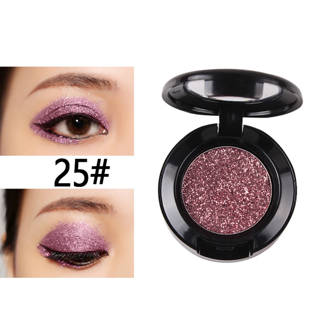 Miss Rose 27 цветов алмазные блестящие тени для век одиночная Палетка осветитель