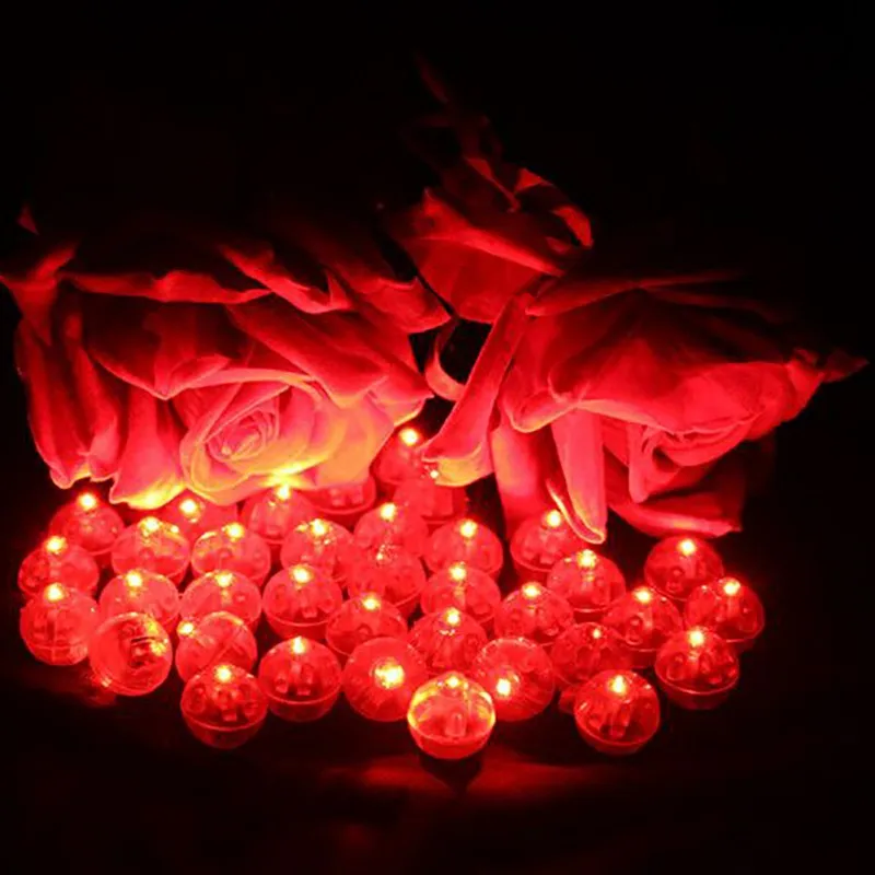 Многоцветная круглая Светодиодная Вспышка шар 10 шт. лампа шар свет долгое время ожидания для бумажного фонаря шар свет вечеринка Свадьба Decorat