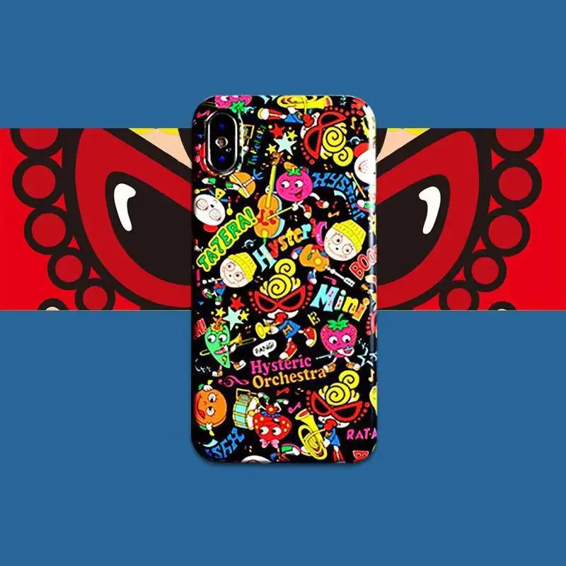 Japan Fashion Tide Pacifier Superman hysteric mini Case for iPhone X Xs Max Xr 8 7 6 6S Plus Matte Soft Silicon Phone Coque |