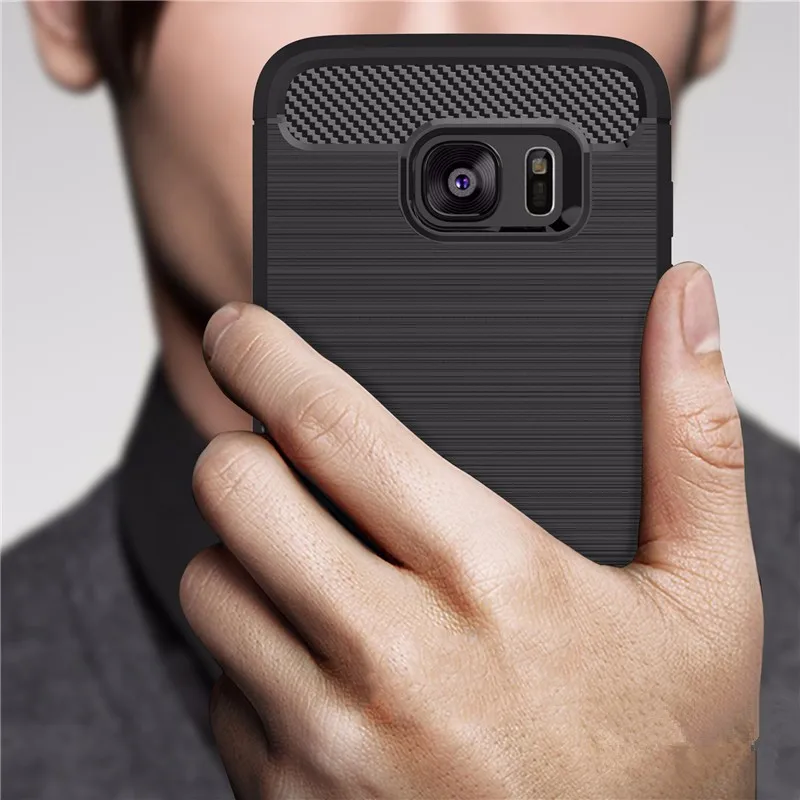 S7/S7 края тонкие силиконовые Коке дело для Samsung Galaxy S7 задняя крышка Мягкий матовый