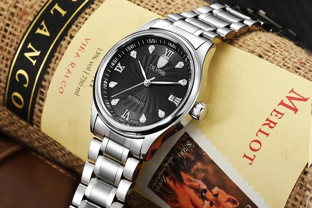 Мужские механические часы бренд Tevise Hours relojes hombre мужские часы Relogio Masculino военные спортивные мужские повседневные наручные часы