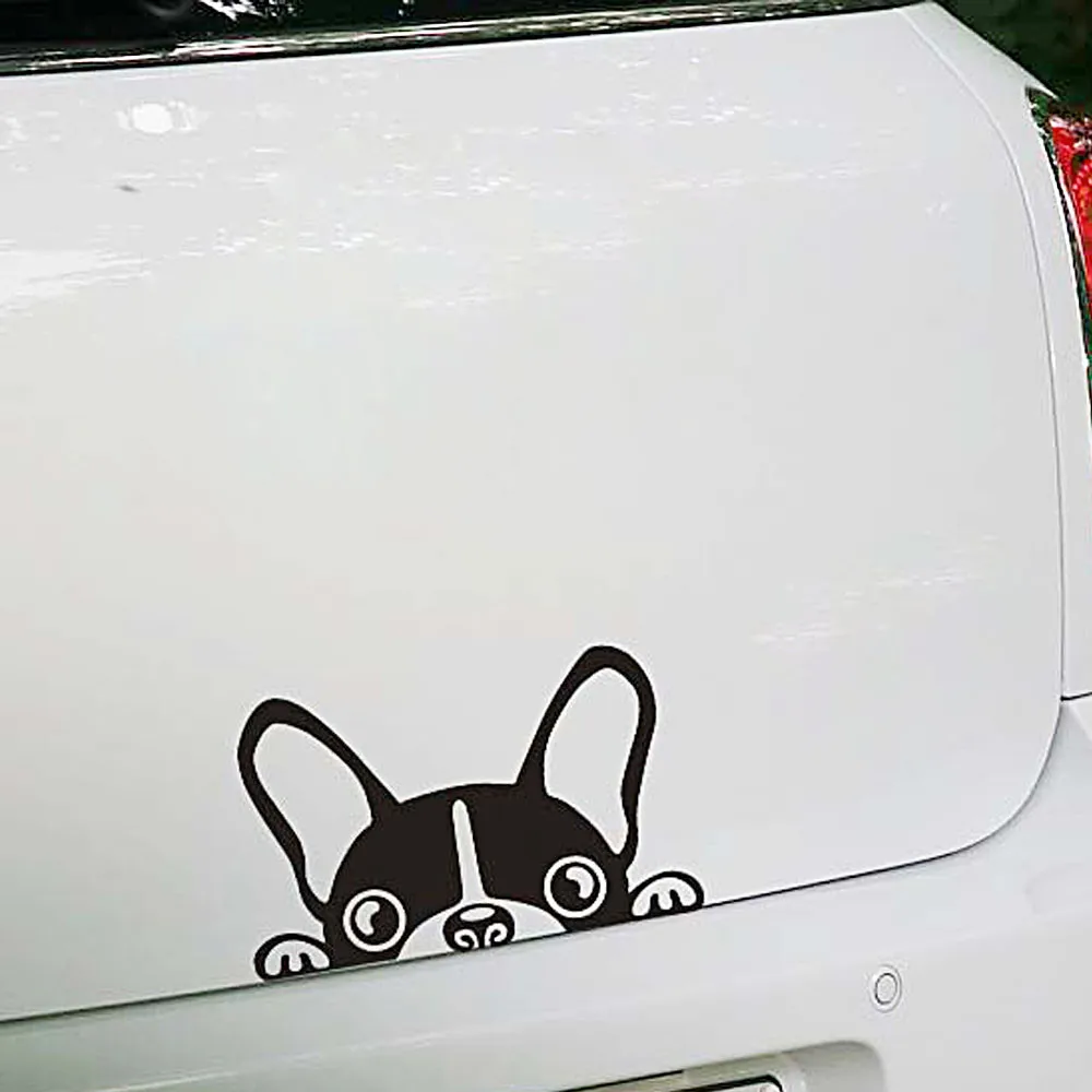 Popular Funny Cute Dog Waterproof Car Sticker Super Cool styling Decal Wall 15cm*10cm Vehicle #0508 | Автомобили и мотоциклы