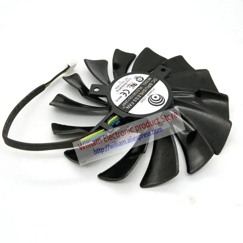 Для MSI Aero GTX 1070 ITX Графика карты вентилятор охлаждения PLD10010S12HH DC12V 0.40A FONSONING