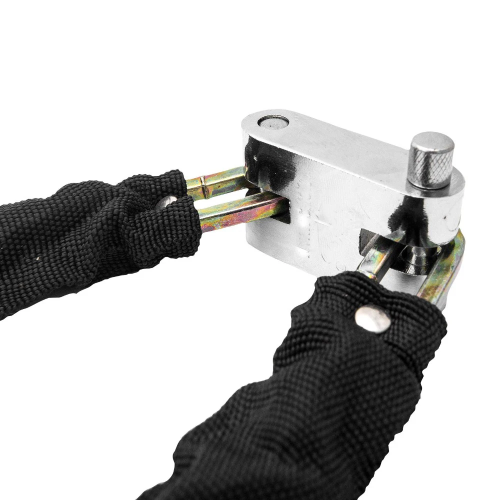 High Quality Hardened Steel Anti-theft Lock Protective Textile Outer Sleeve Motorcycle Scooter Bicycle Heavy Duty Chain | Автомобили и