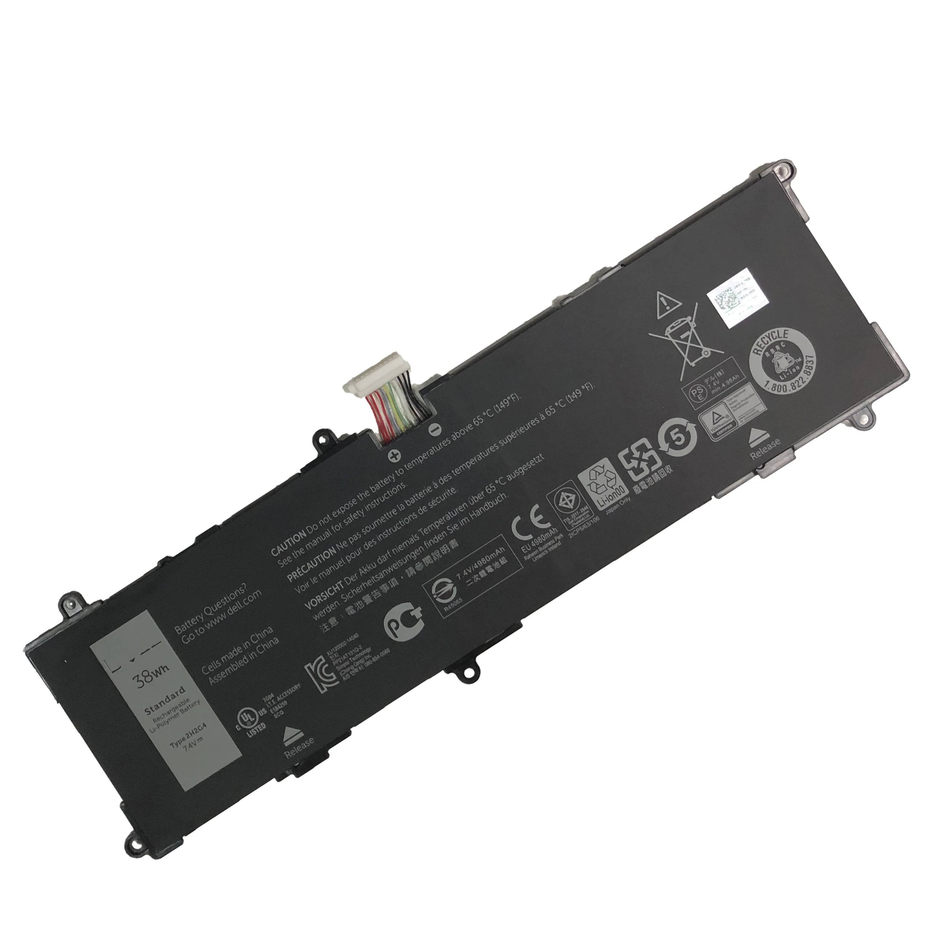 7.4V 38wh 2H2G4 Original Laptop Battery For DELL Venue 11 Pro 7140 21CP5/63/105 2217-2548 | Компьютеры и офис